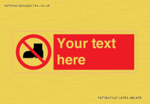 Custom No outdoor footwear